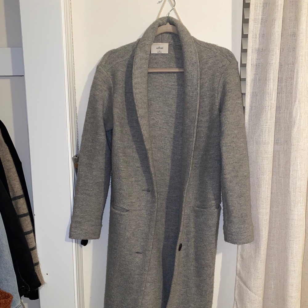 Wilfred Long Fitted Peacoat